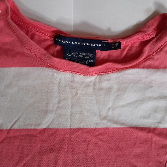 RALPH LAUREN: Striped Tee, Size S - Picture 2 of 5